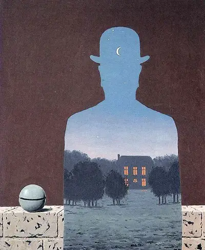 Der glückliche Spender Rene Magritte